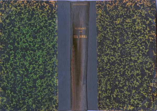 Copertina del libro Una Donna edito nel 1907. Cortesia Sergiuo Fucchi - Macerata.