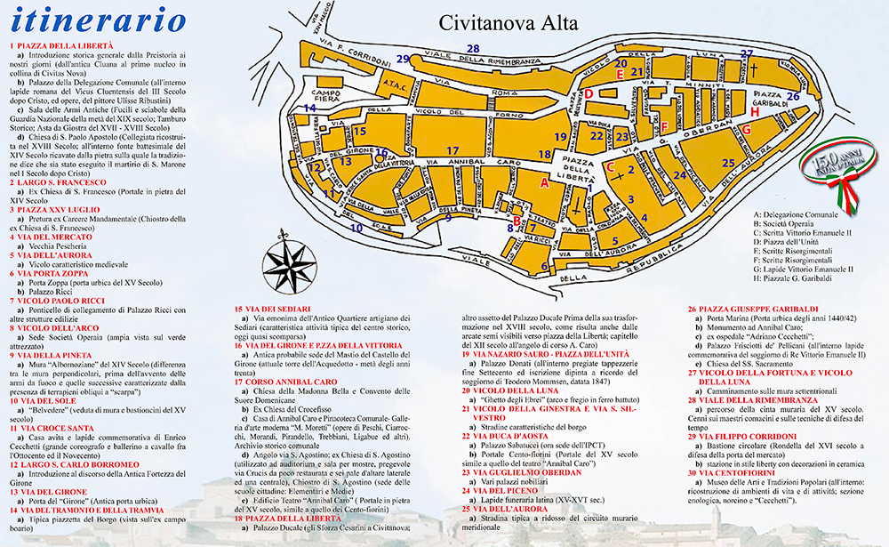 Quattro passi nella Città Alta: visita guidata del centro storico di Civitanova Marche Alta - sabato 31 luglio 2010, ore 18.